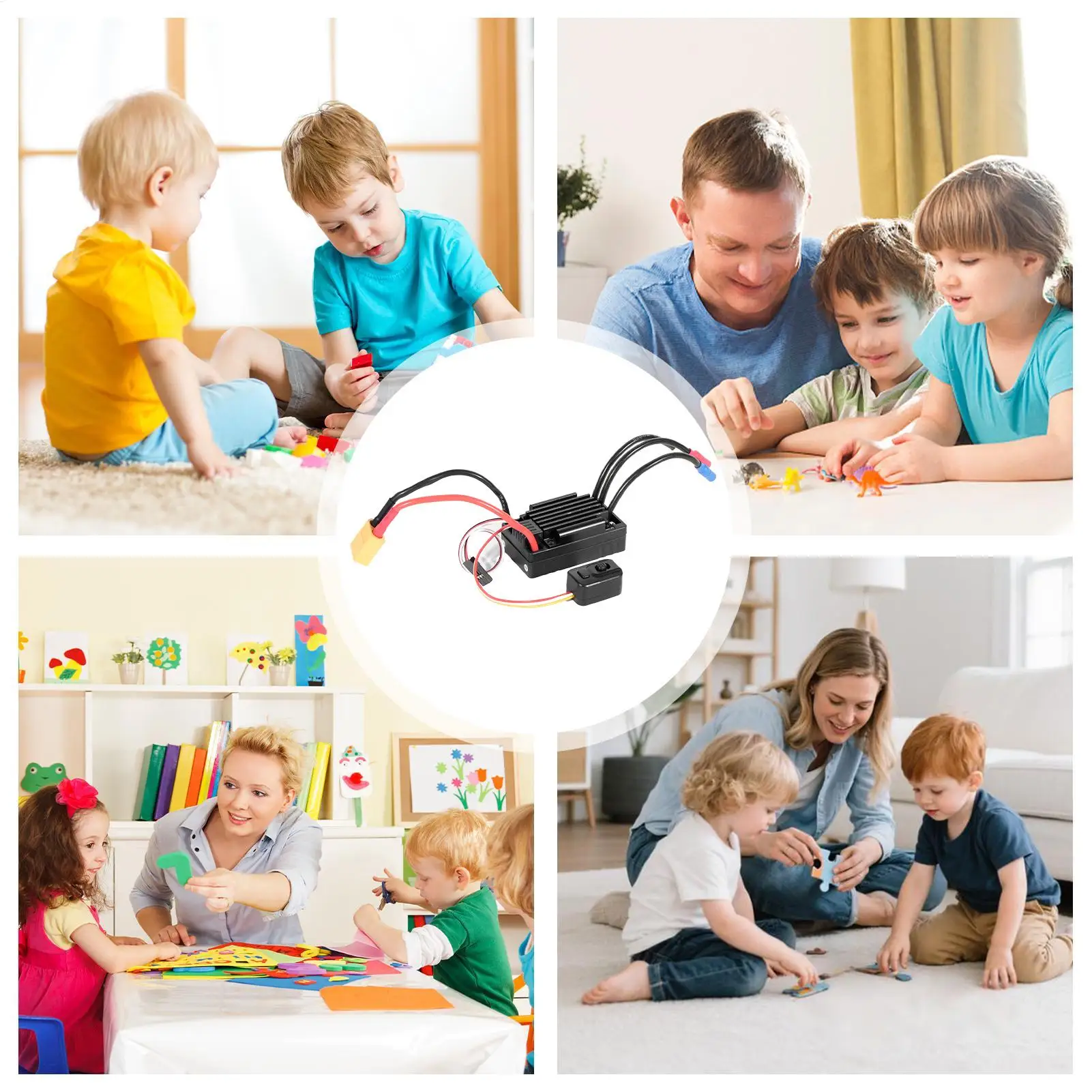 RC Cars Brushless Motor Waterproof Universal Sensorless Regulator Vehicles Voltage Regulator For Electronic Fault Repair Check