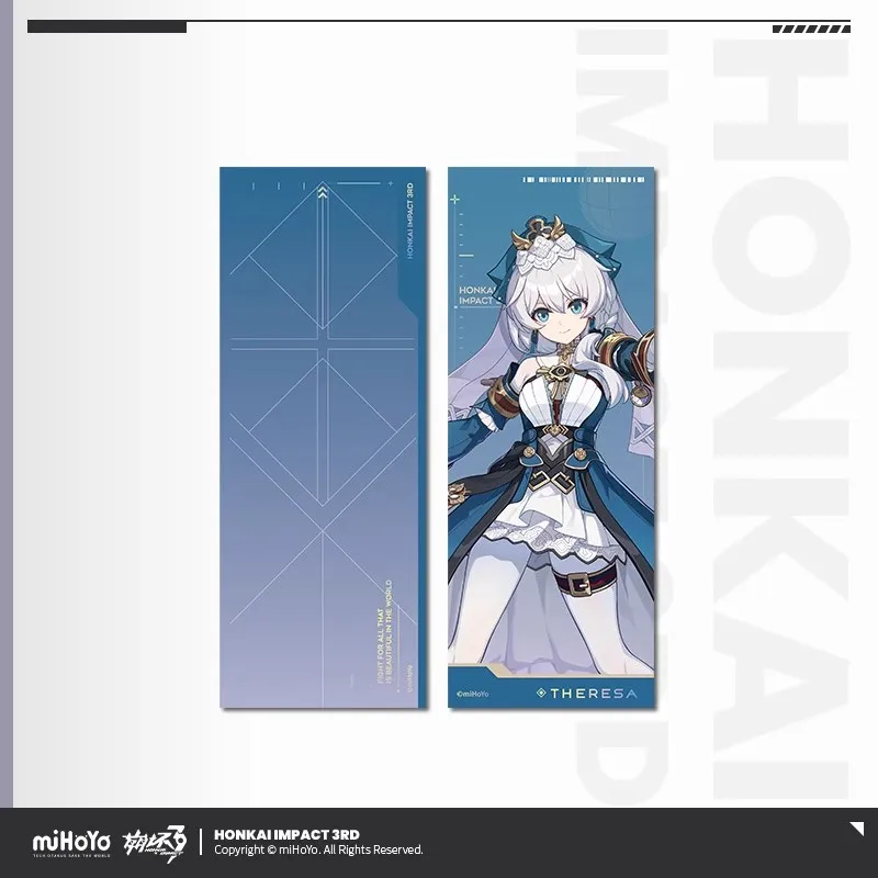Official miHoYo Honkai Impact 3rd Volume Two Illustration series Laser Ticket Collection Card Anime Game Accessories