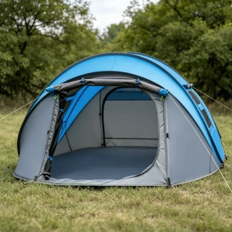 3-4 Person Automatic Pop Up Tent Portable Foldable Waterproof Sunproof Outdoor Camping Tent For All Seasons