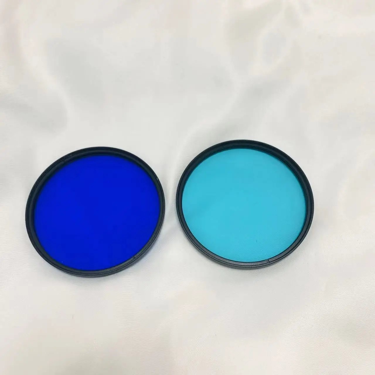 Each One Piece Size 77mm With Frame Ring QB19 And QB21 Blue IR Cut Filter Glass For Camera Photography