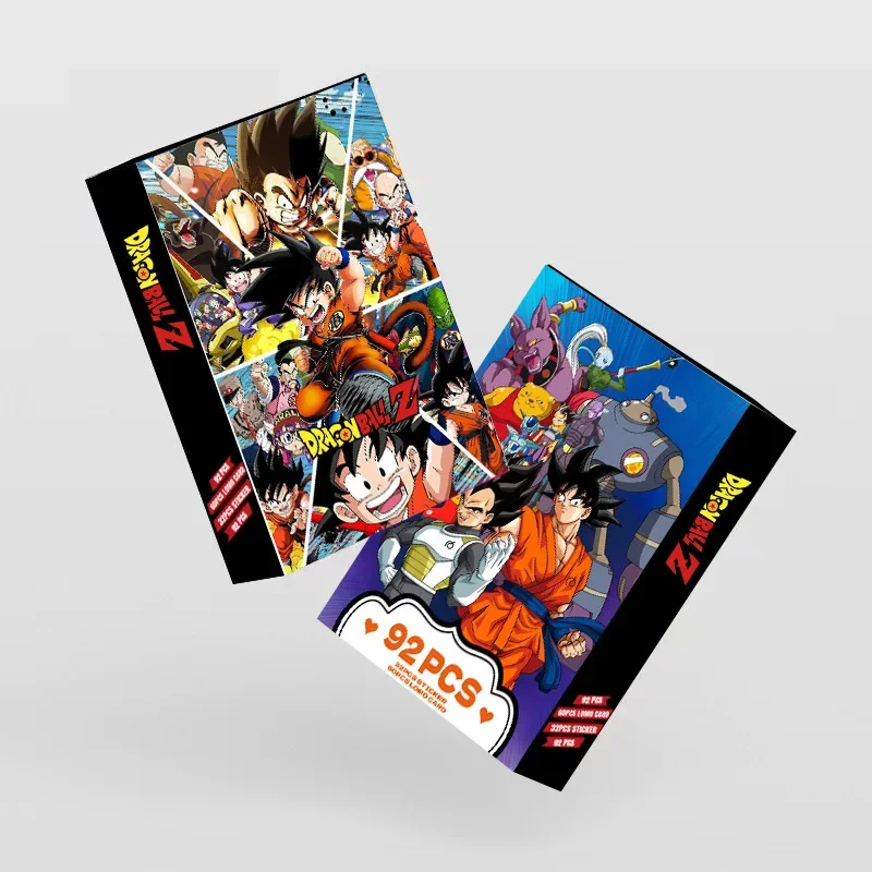 Dragon Ball 92PCS Small Card Anime Peripheral Double-sided Laser Card Box, Photo Card, Greeting Card, Bookmark view 3