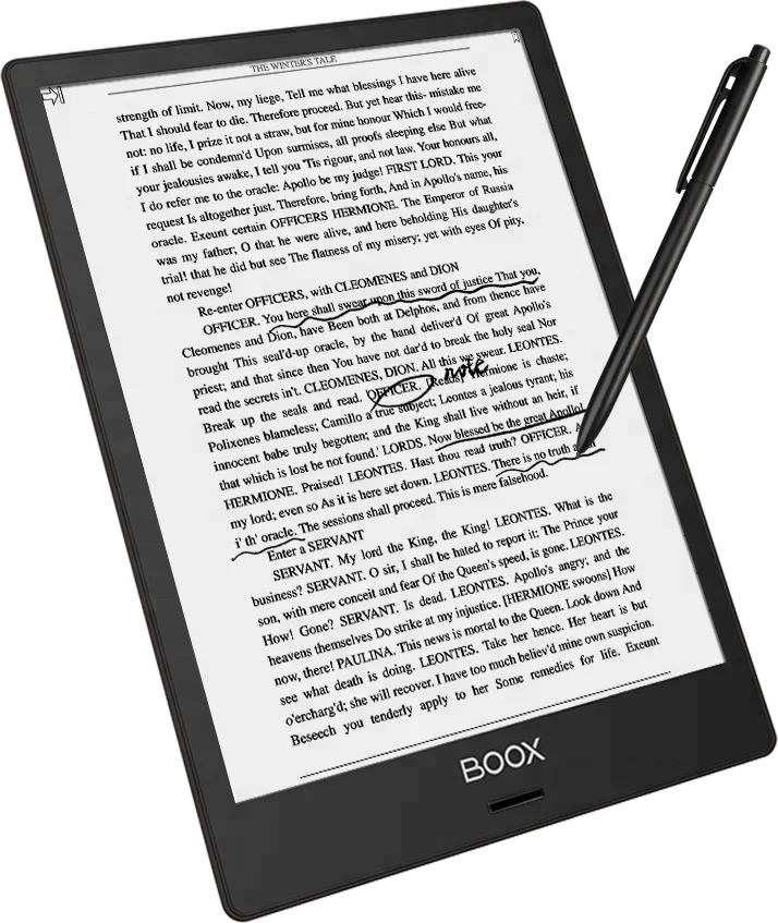 

Certificated Note Note+ NoteS 10.3" inch E-ink Carta screen ebook reader with Wifi stylus touch