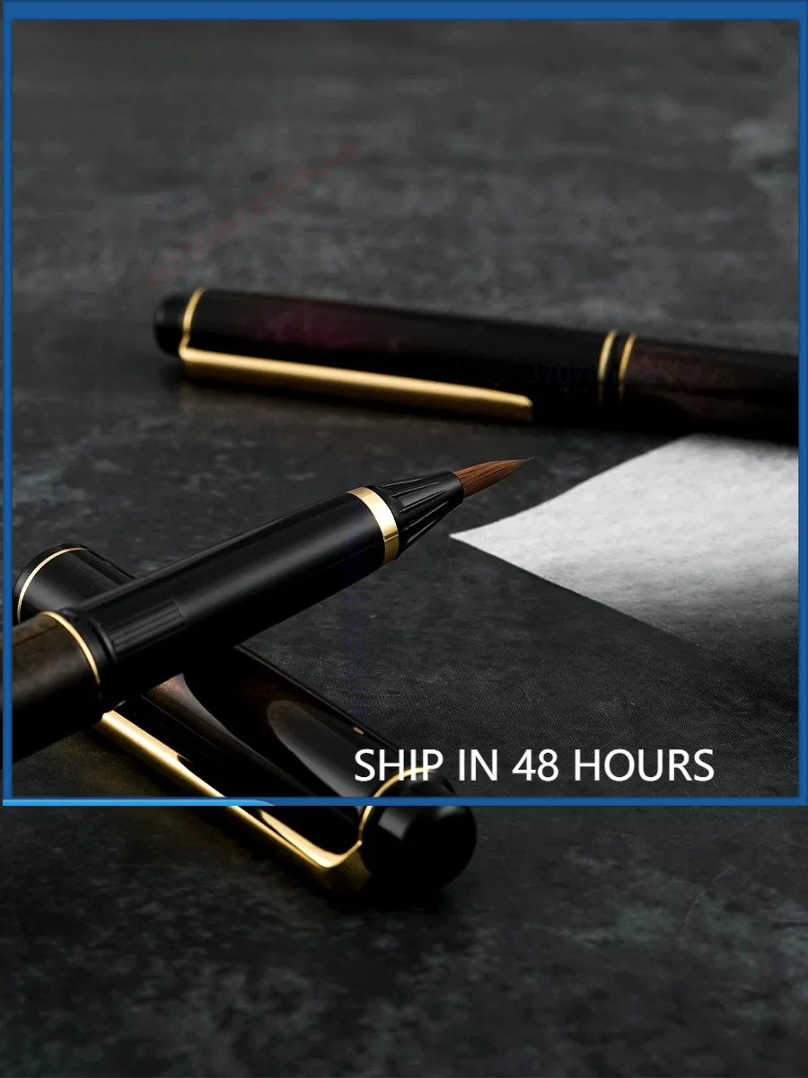 For Kuretake DW140‑50 DW141‑50 Fude Fountain Brush Pen Synthetic Weasel Hair For Small Regular Script Calligraphy Stationery