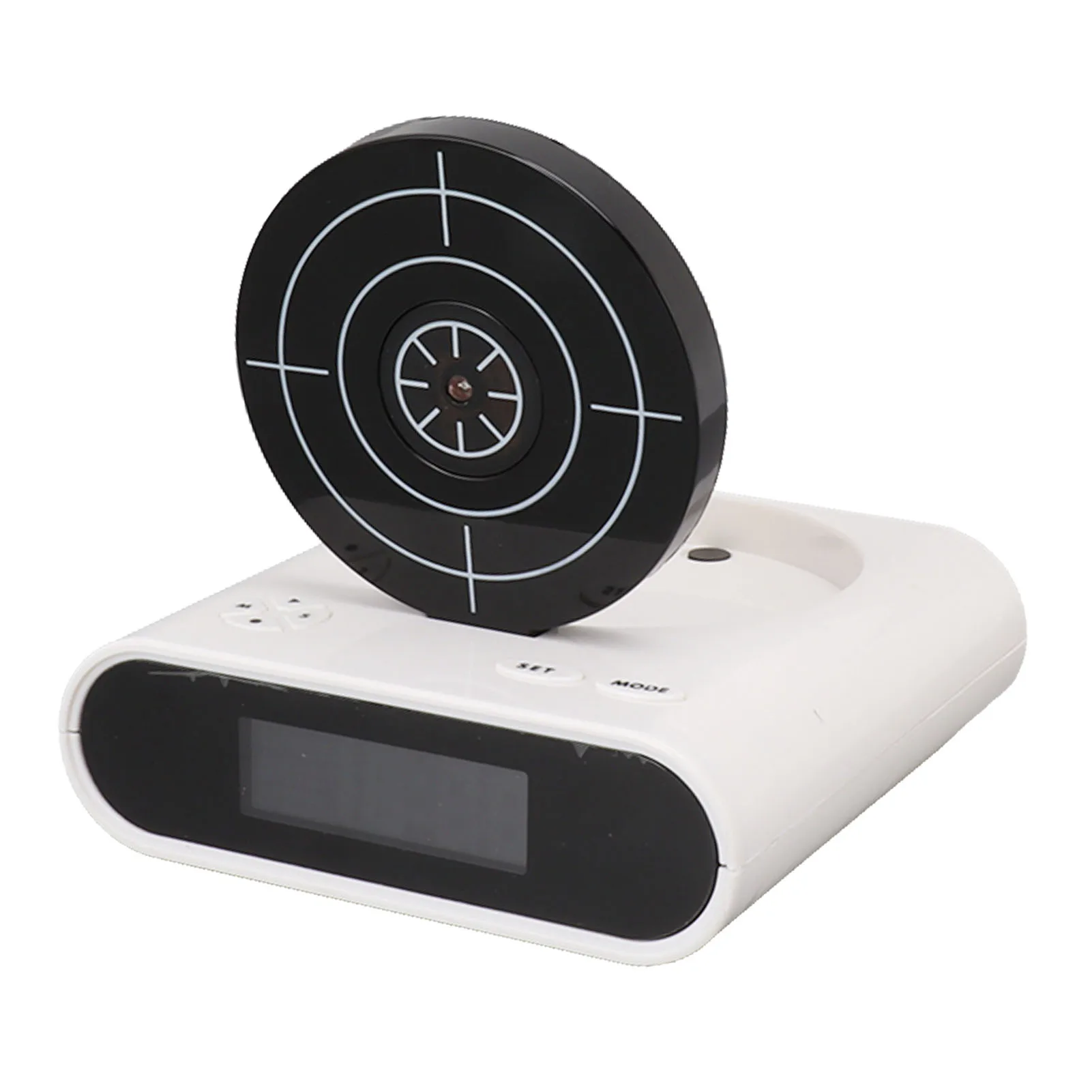 Shooting Tool Alarm Clock Shooting Tool Alarm Clock Interesting LED Display Ringtones Customization Modern Target Alarm Clock 5V