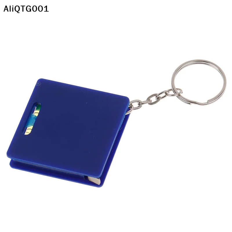 Portable Mini Tape Measure with Key Chain, Retractable Ruler, Centimeter, Inch, Soft Steel Ruler
