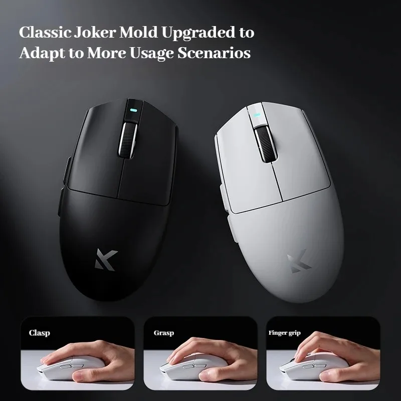 Mouse Gamer MCHOSE G3 V2 Pro/Ultra Leve para E-sports, Três Modos, Sem Fio, Bluetooth, PAW3395, Totalmente Desenvolvido Internamente