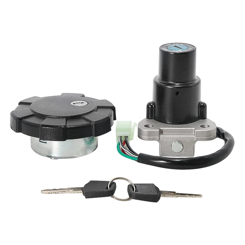Motorcycle Ignition Key Switch Fuel Gas Cap Seat Lock Kit For Yamaha DT125R 1987-2002 OEM:55V-82501-00 3LY-82501-00 3RM-82510-00