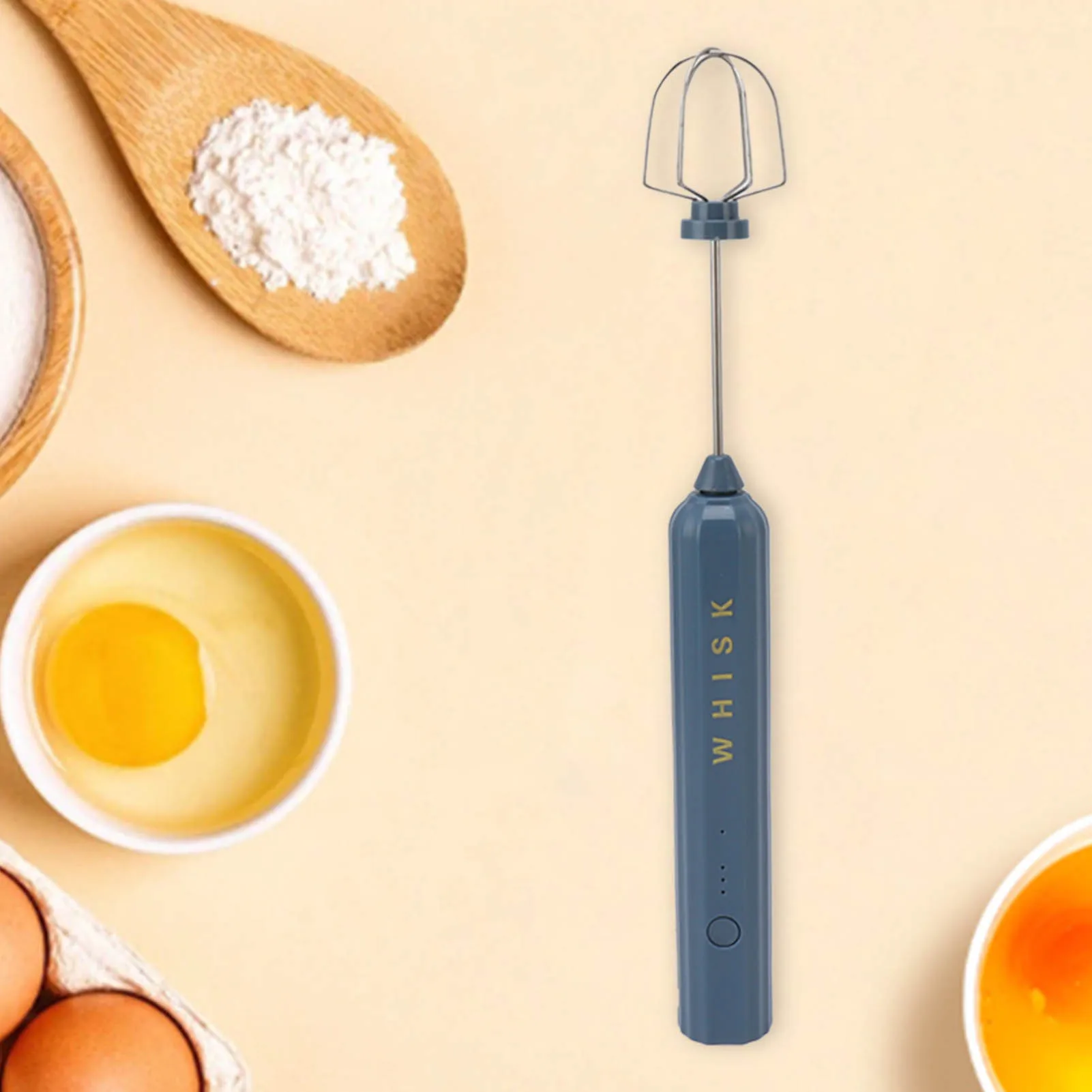 USB 家庭用ステンレス鋼電動ミキサーハンドヘルド小型ミキサーワイヤレス泡立て器泡立て器