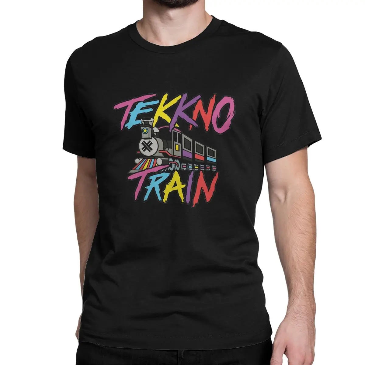 Electric Callboy Tekkno Train Men Women's T Shirt German Music Tee Shirt Short Sleeve T-Shirts 100% Cotton Gift Idea Clothing