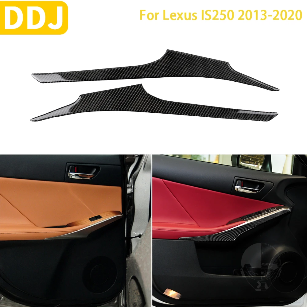 

For Lexus IS250 300 350C 2013-2020 Accessories Car Carbon Fiber Interior Gear Side Panel Trim Stickers Modification