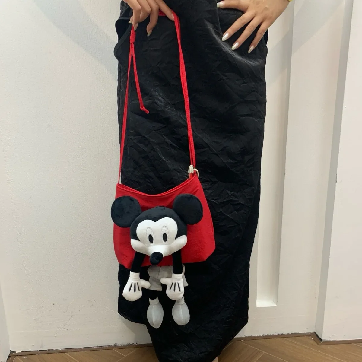 Disney Purses and Handbags Mickey Dolls Shoulder Bag High-capacity Crossbody Bags for Women Cute Cases Korean Fashionable Pouch