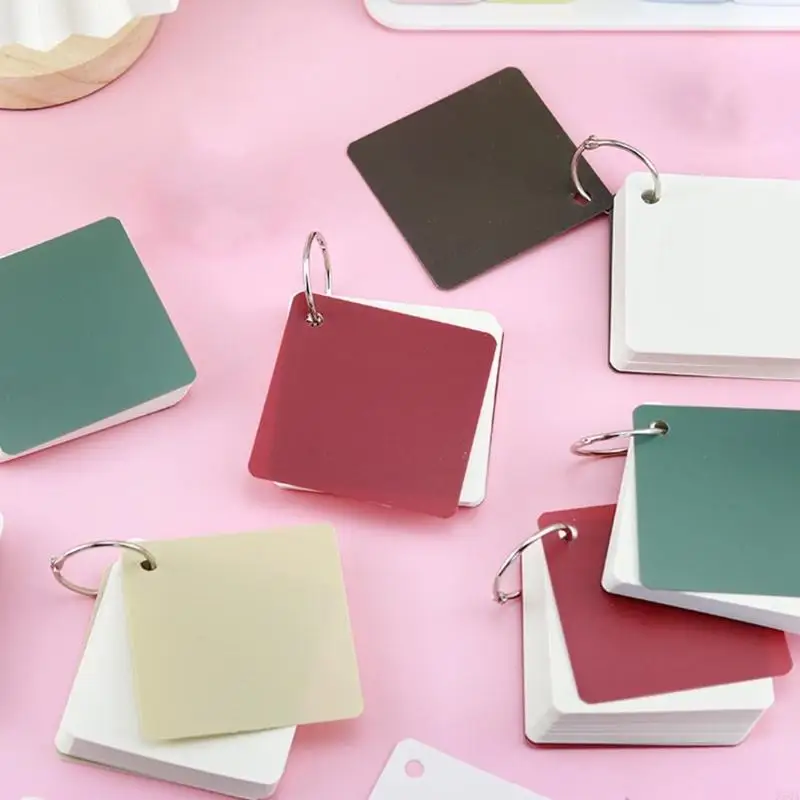 Reusing Travel Journal Pocket Memo Pad 7cm Square Compacts Detachable Notepad 
