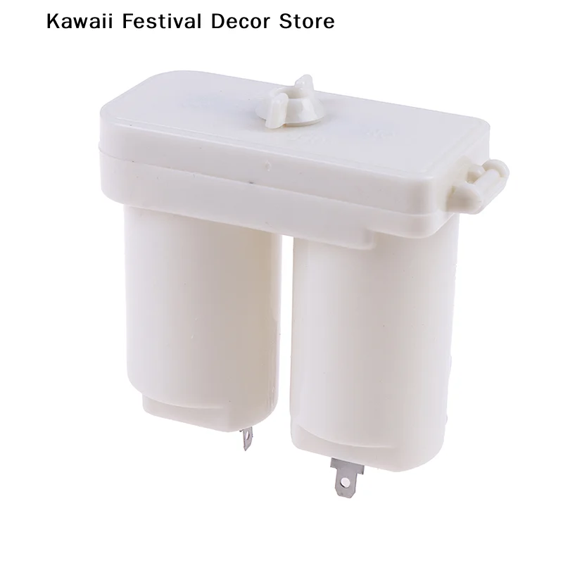 【K】Double Compartments Universal Battery Box for Gas Water Heater Accessories Parts Plastic Double Battery Case (No Battery )