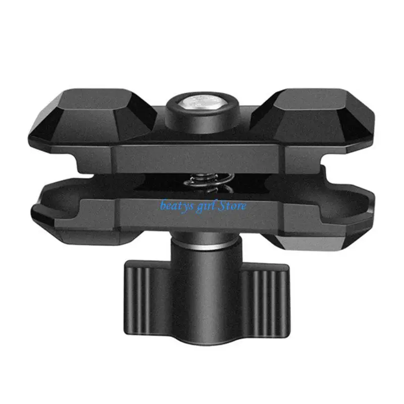 C7AB Aluminum Alloy 60mm Camera Clamp Socket Arm Mount Compatible for 20mm Ball Head