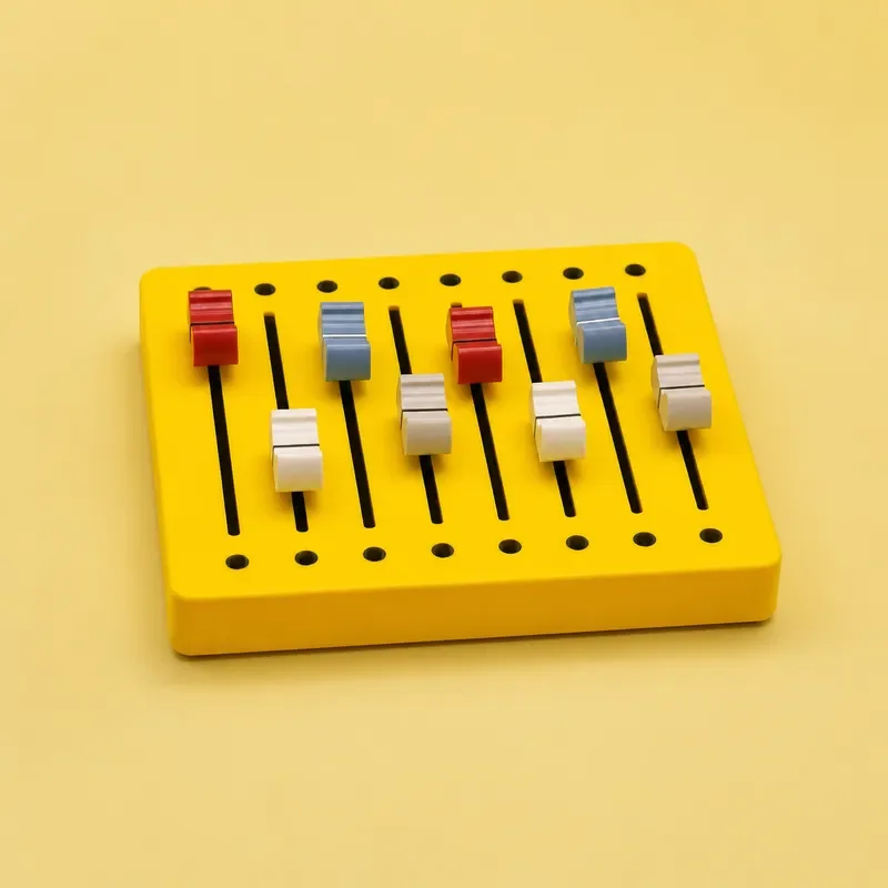 8 Channel MIDI Controller 10cm Motorized Fader CC1 CC11 Expression Control 12-bit High Precision USB Plug and Play for DAW