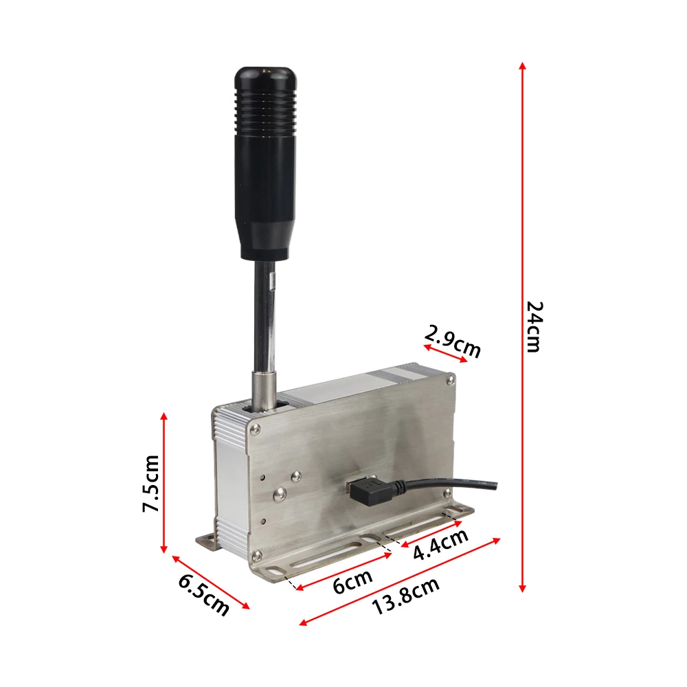 HB-1021 PC USB Sim Racing Games Sequential Shifter H Gear Shift for Logitech G25 G27 G29 G920 G923 Thrustmas