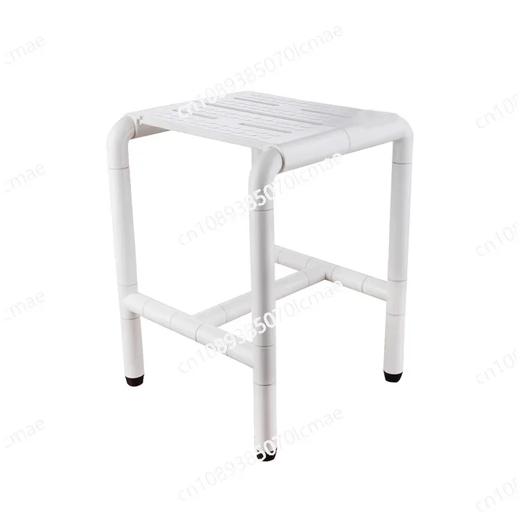 Folding Up and Turning Shower Stool, Removable Toilet Stool, Bathroom Toilet Help Rack, Bath Stool