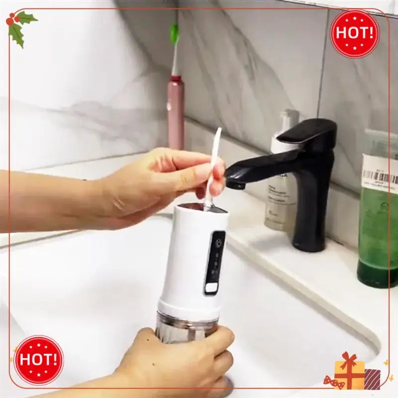 ABLE-Electric Water  Flosser Cordless 200ML Rechargeable Oral Irrigator For Teeth Cleaning Portable Teeth Cleaner Tools