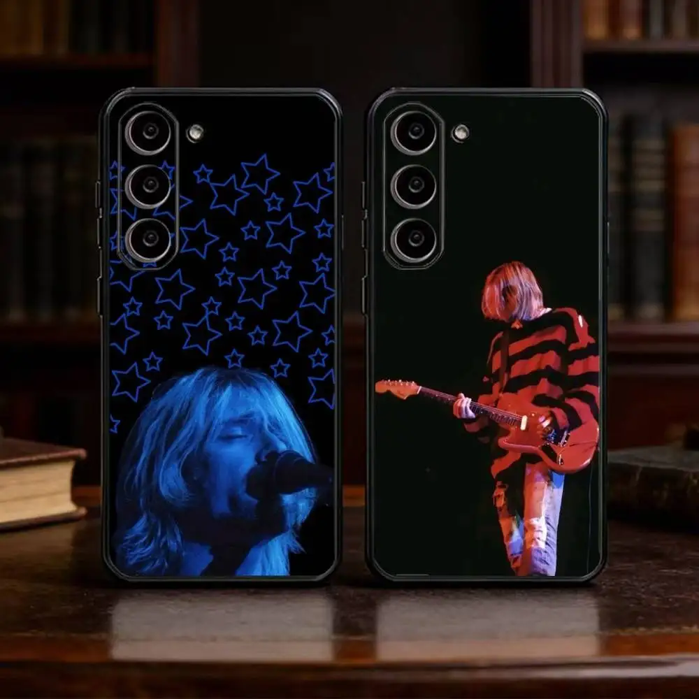 

K-Kurt Singer C-Cobain Phone Case For Samsung Galaxy A20,21s,22,31,32,52,53,72,73,80,91 Soft Black Shell