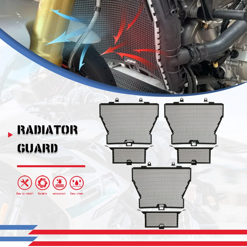 

For BMW S1000R 2013-2020 / S1000XR 2015-2019 /S1000RR 2010-2018 2017 Radiator Oil Cooler Guard Set Grille Cover Protection