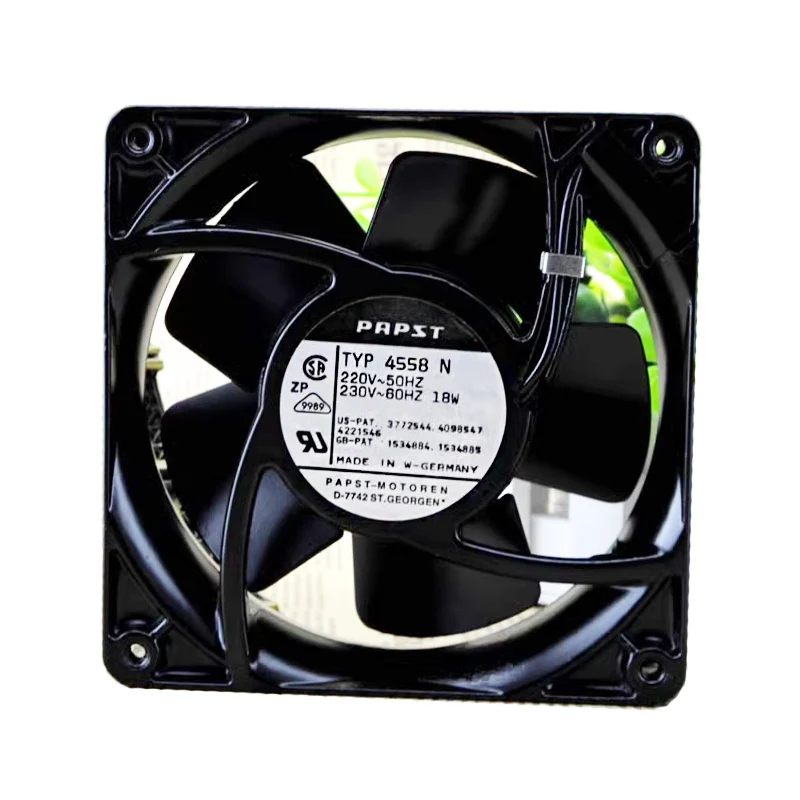 PAPST TYP4558N 220V 120 * 120 * 38MM Metal High Temperature AC Fan 12CM