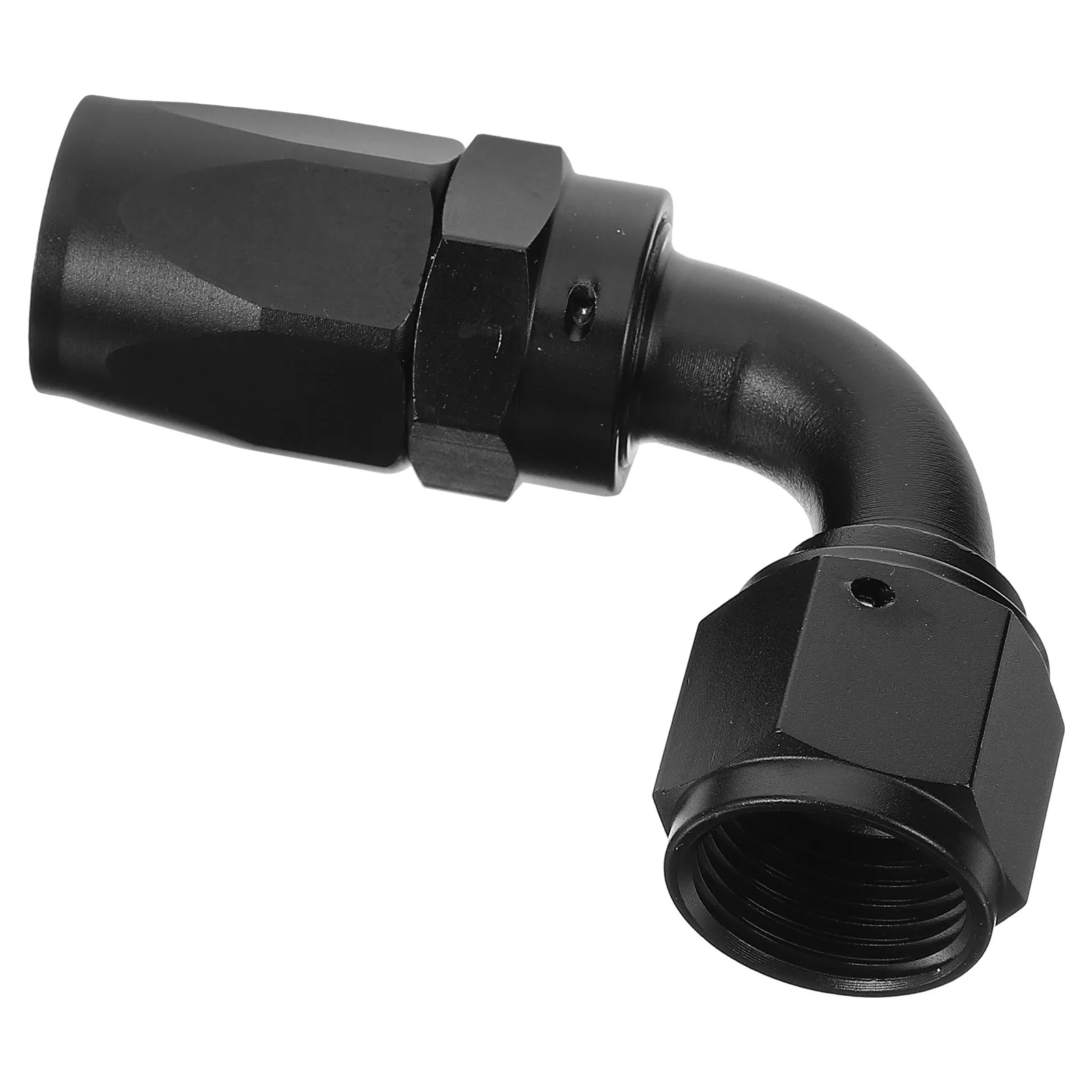 

8An 90 Degree Swivel Hose Barb Fitting Oil Cooler Connector for Vehicle Engine Modification Detachable Push on Line Fitting
