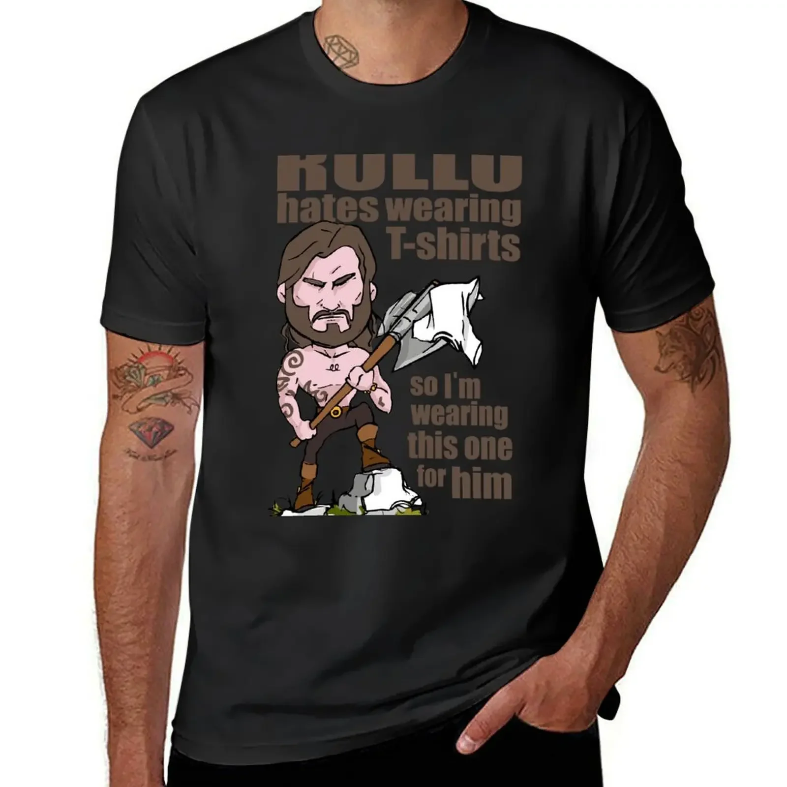 

Rollo hates T-Shirt blacks summer top shirts men