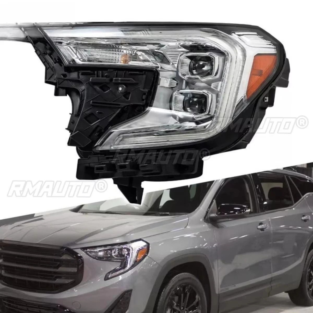 Left Right Fog lamp LED Daytime Running Light Front LED Headlamp Assembly Wide Light Corner Lamp For GMC Terrain 2022-2023