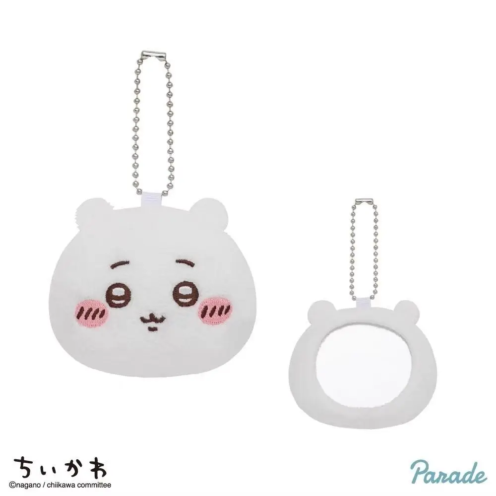 Kawaii Chiikawa Usagi miroir ornement poupée mignon sac à dos pendentif maquillage miroir cadeau d'anniversaire pour enfants