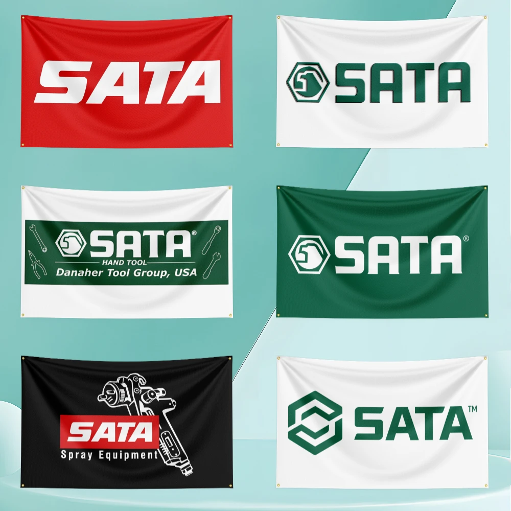 S-SATAS Flag Banner HD Printing Exhibition Garage Background Wall Tapestry Bedroom Decoration