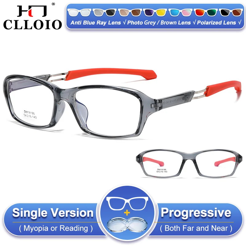 

Многофункциональные фотохромные очки CLLOIO для мужчин: для коррекции близорукости, баскетбола, активного отдыха, прогрессивные, с диоптриями, для чтения