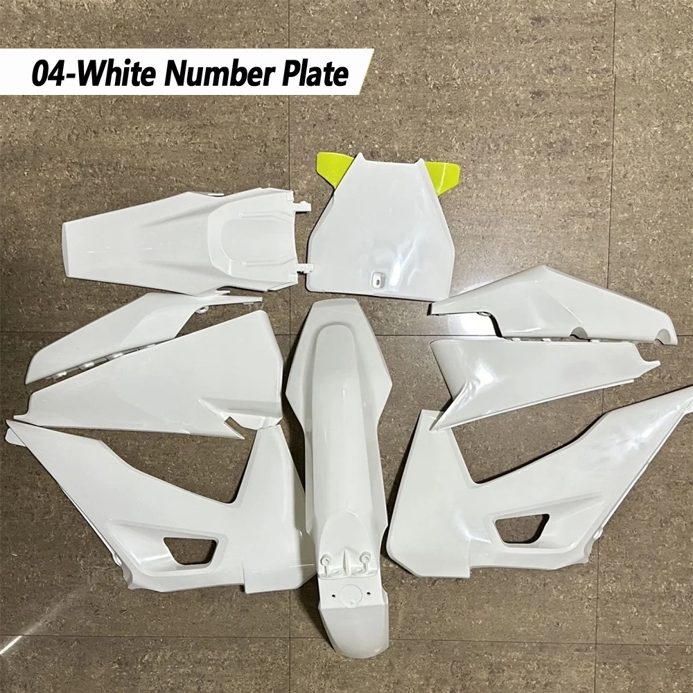 

TC125 TC250 Motorcycle shell for Husqvarna 2020-2023 TC 125 TC 250 Number plate version black full car plastic shell