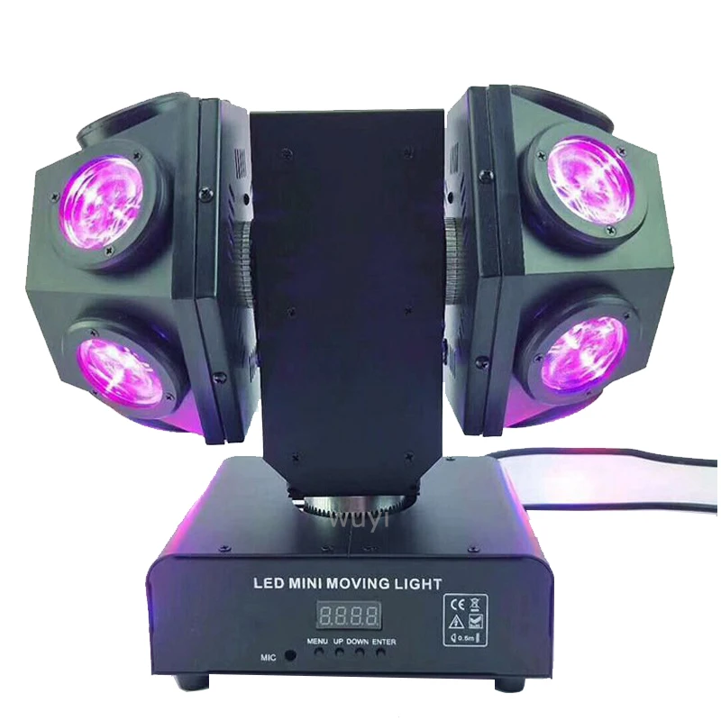 Imagem -04 - Multi Moving Head Light com Braço Duplo Sound Control Strobe Laser Verde Vermelho Efeito Rotativo para Bar Disco Clube Festa Dmx512