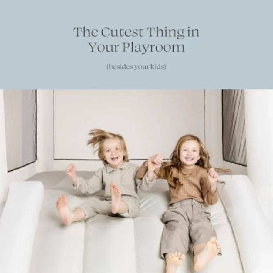 ニュートラルタンブルインフレータブルバウンスハウス（送風機付き）、8x8キッズジャンプハウス（屋内外遊び用）、バウンシーキャッスル、対象年齢3～8歳