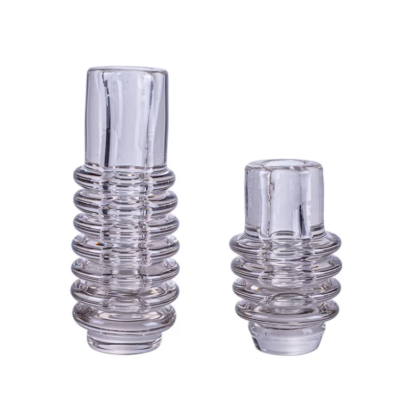 

Modern light luxury glass vase, creative art flower ornament insert dried flower hydroponic dining table ornament