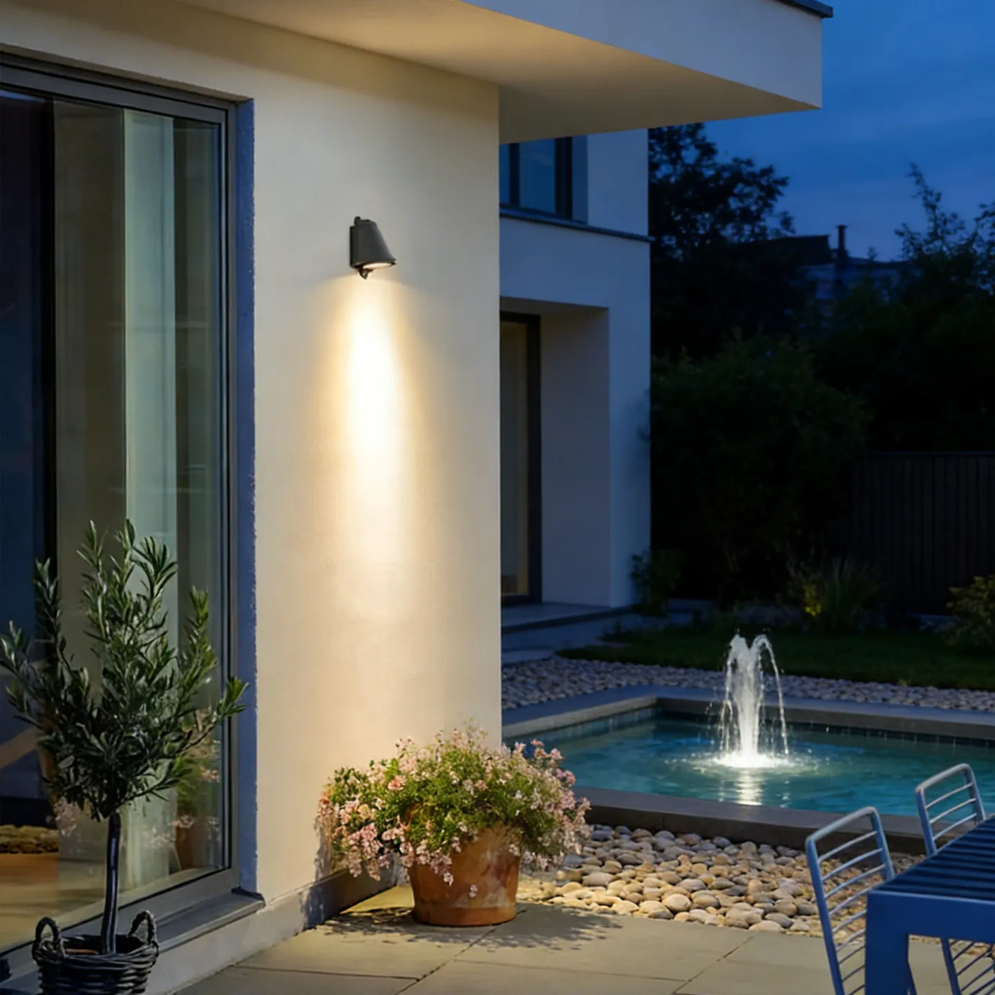 Outdoor Cast Aluminum Horseshoe Wall Light Retro Double Side Wash LED For Villa Corridor Shop Front Sign Waterproof Decor Lamp