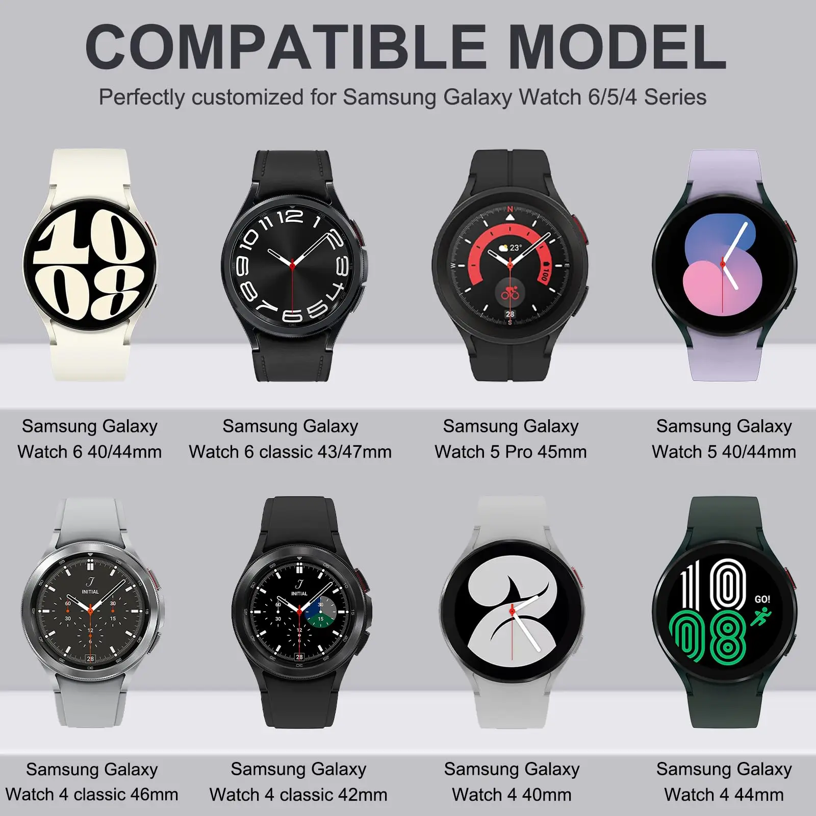 Original Silicone Strap for Samsung Galaxy Watch 6/5/4 44mm 40mm Watch5 Pro 45mm Magnetic Buckle Band Watch 4 Classic 42mm 46mm