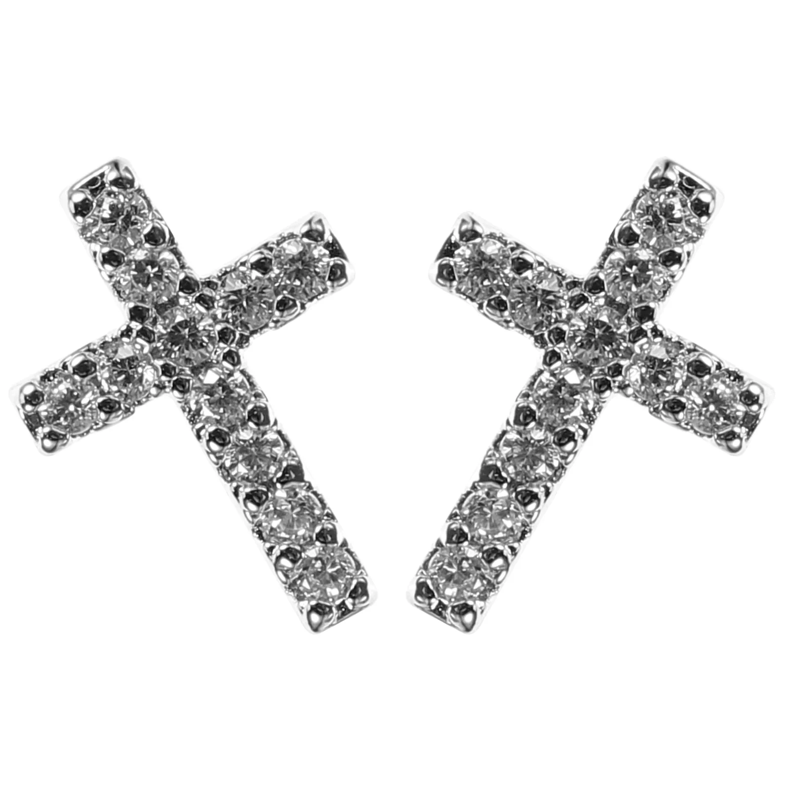 1 paire de boucles d'oreilles croisées pour femmes, petites boucles d'oreilles minimalistes, uniques, Style Cool, Piercing en cuivre, bijoux tendance pour rencontres