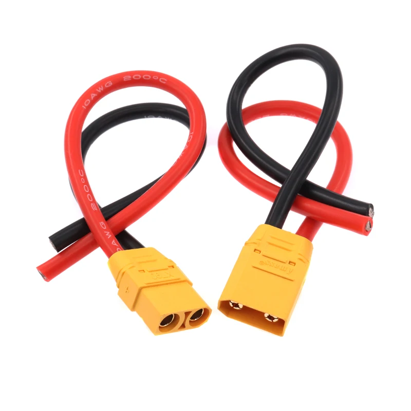 XT90 aircraft model plug connector lithium battery charging XT90H high current banana plug XT90S connection cable