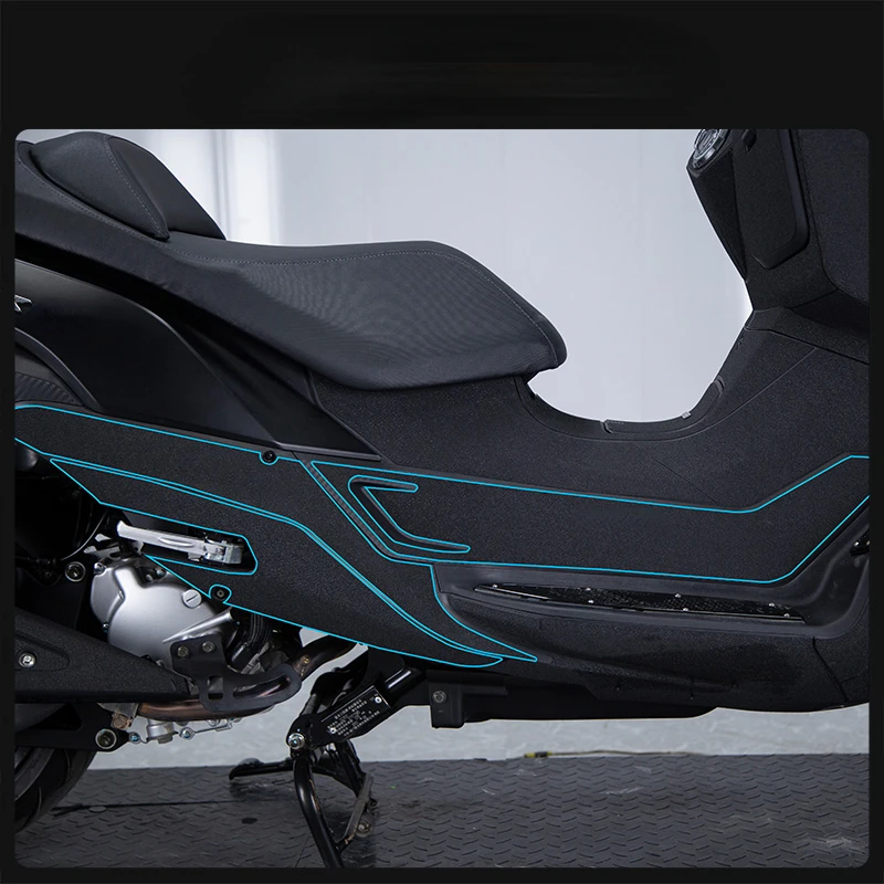 Motosiklet Çıkartmaları Dekorasyon Yakıt Deposu Vücut Koruma PEVA kaymaz yumuşak kauçuk Etiket SYM JOYMAX Z300