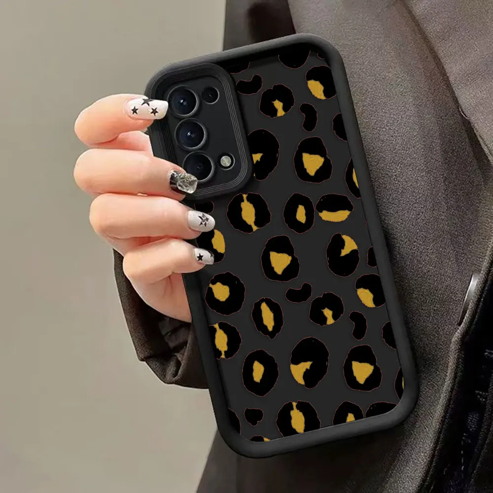 

Leopard Print Pattern Phone Case For Samsung Galaxy S26 S25 S24 S23 S22 S21 FE S20 ULTRA PLUS TPU Case Shockproof Cover Shell