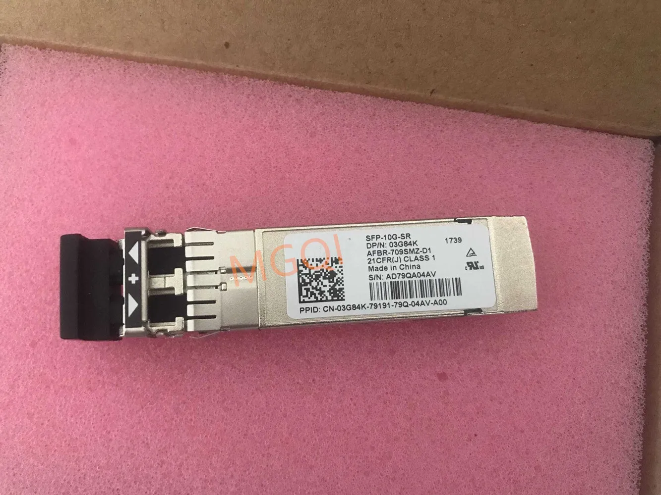 Del-I/AFBR-709SMZ-D1/03G84K/SFP-10G-SR/10Gbase-SR/850nm 300m 10g Transceiver/10g network adapter general switch