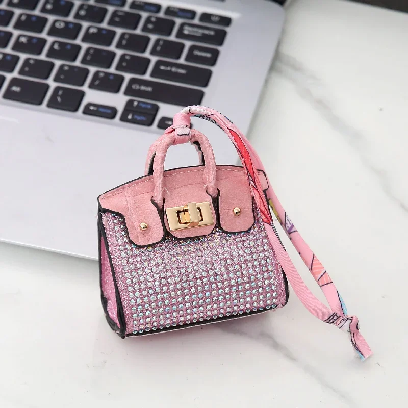 2026 H-home Mini Bag Hanging Decoration, Cute House Bag, New Fashionable Hanging Ornament, Red Packet, Earphone Bag, Car Key Bag