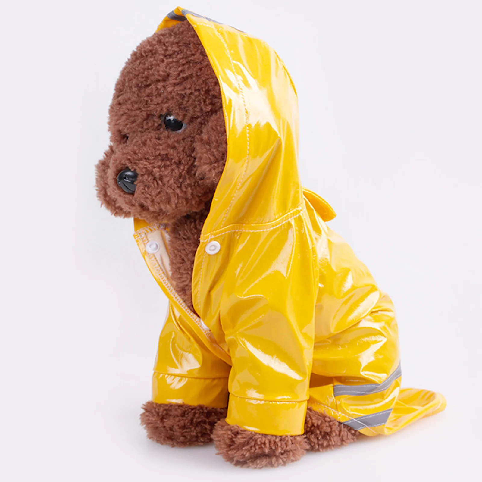 

Pet Hooded Raincoat Dog Protective Gear Poncho Doggy Full Coverage Fashion Rainy Day