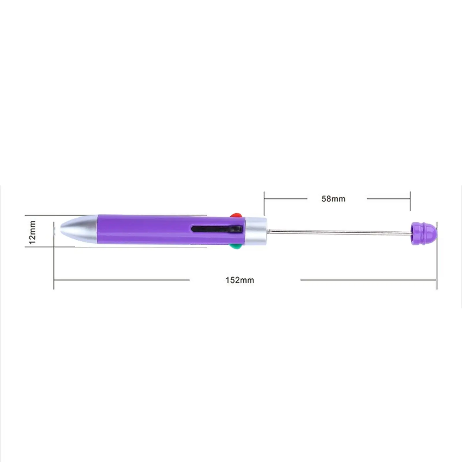 Beadable Pens Kits Ballpoint Pen Multicolor Creative Printable Ball Pen