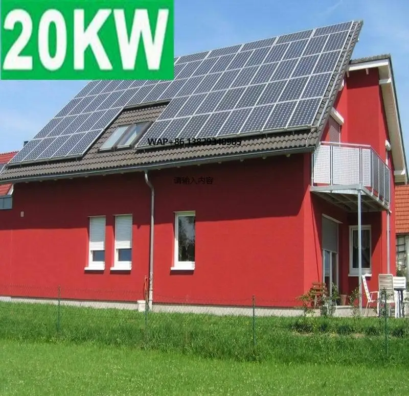 Complete 10000w GRID Connected Pv Solar Energy System Power 30KW 20KW 50KW  5KW 10KW Rooftop Grid Tie on Grid Solar System