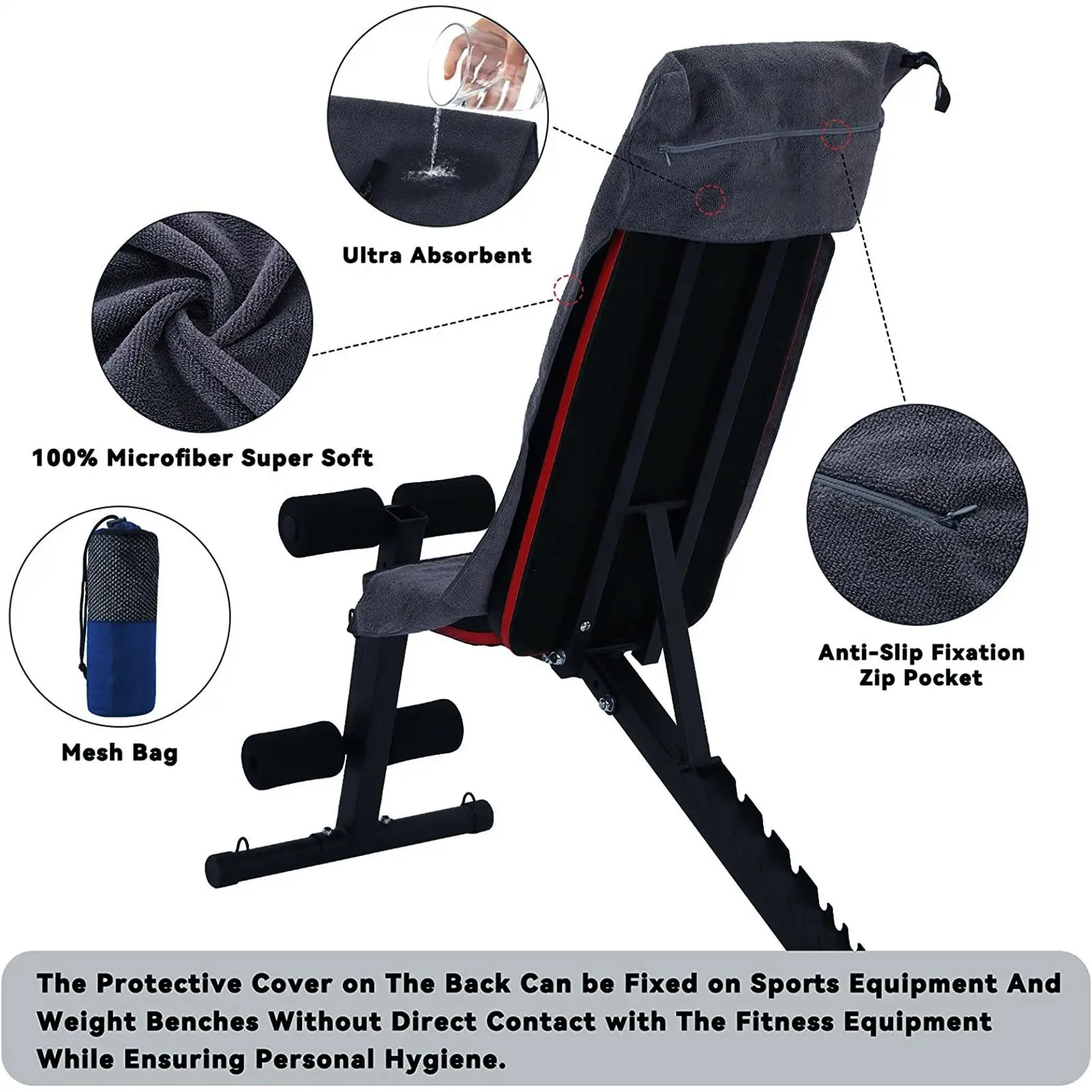 

Полотенце для фитнеса для занятий спортом Многофункциональное быстросохнущее полотенце Оборудование для спортзала Полотенце для пота Полотенце для плавания Полотенца для бассейна из микрофибры