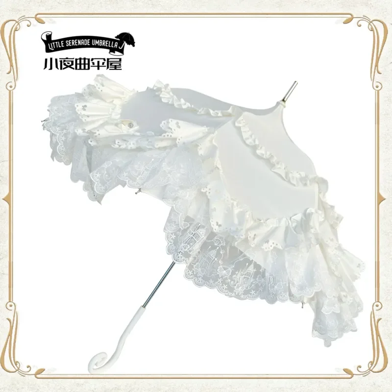 Weather and rain sunscreen flower wedding lace umbrella