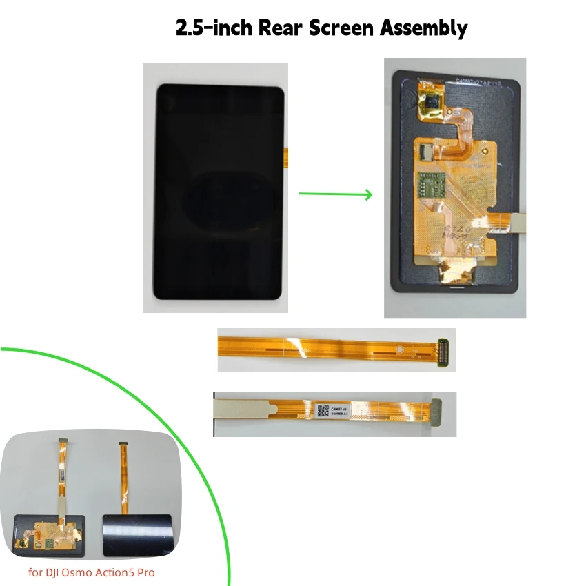 

For DJI Osmo Action5 Pro 2.5-inch Rear Screen Assembly Accessories