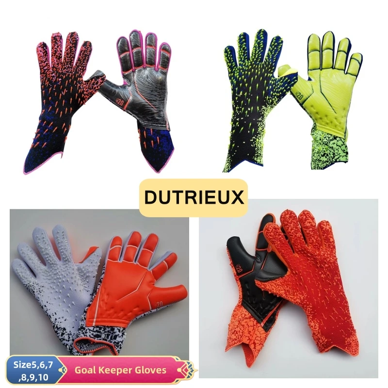 Goalie Goalkeeper Gloves Strong Grip Soccer Goalie Gloves Soccer Gloves With Not Finger Protection To Prevent Injuries Durable